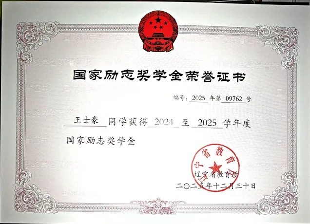 国家励志奖学金